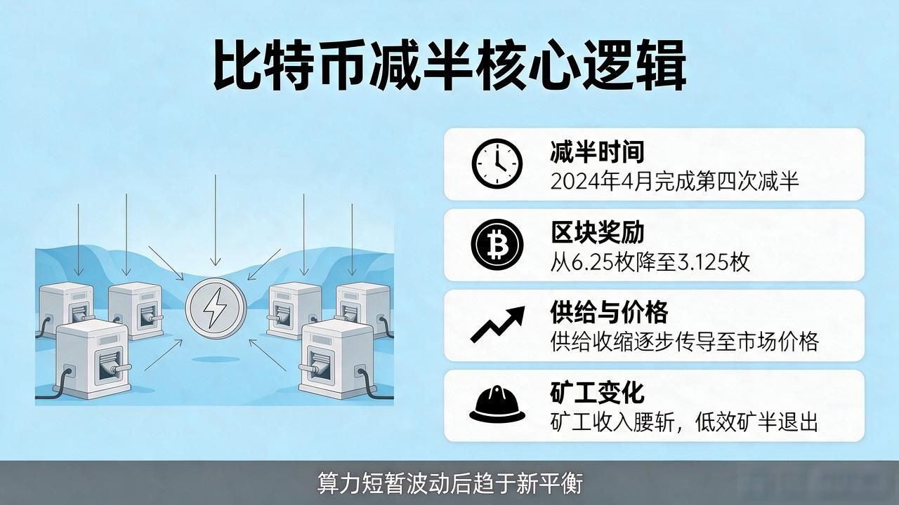 数字货币减半是怎么回事?一文读懂减半逻辑