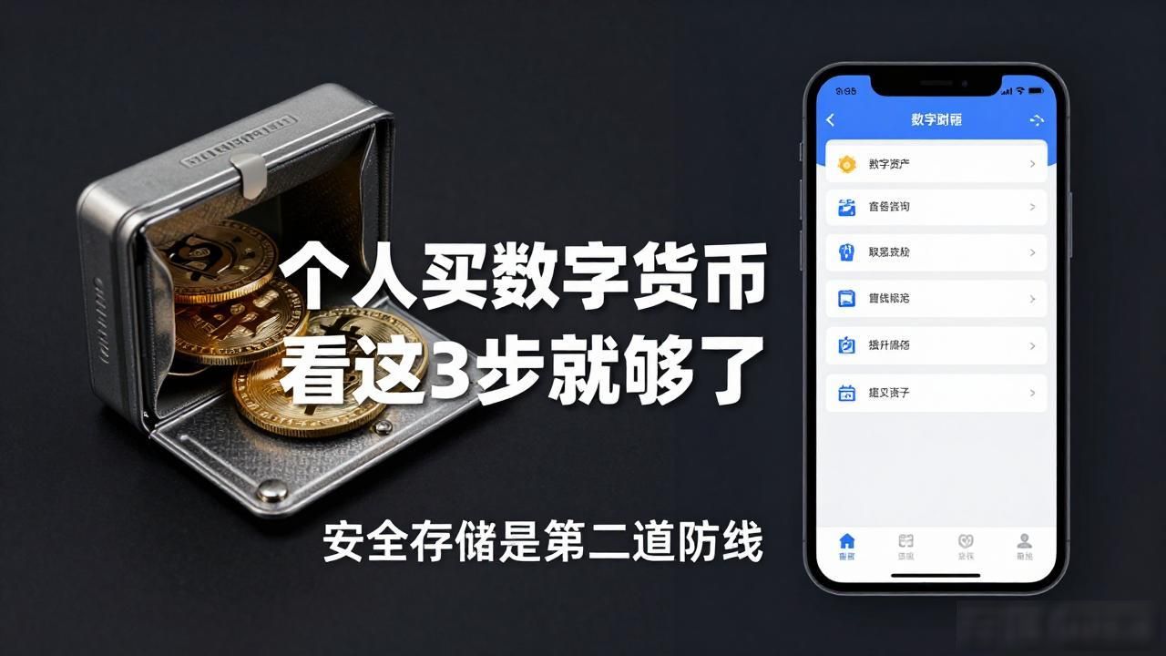 个人买数字货币看这3步就够了