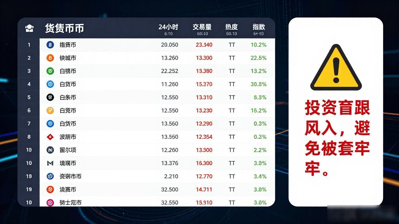 数字货币排名表怎么选?满星云带你看清项目热度