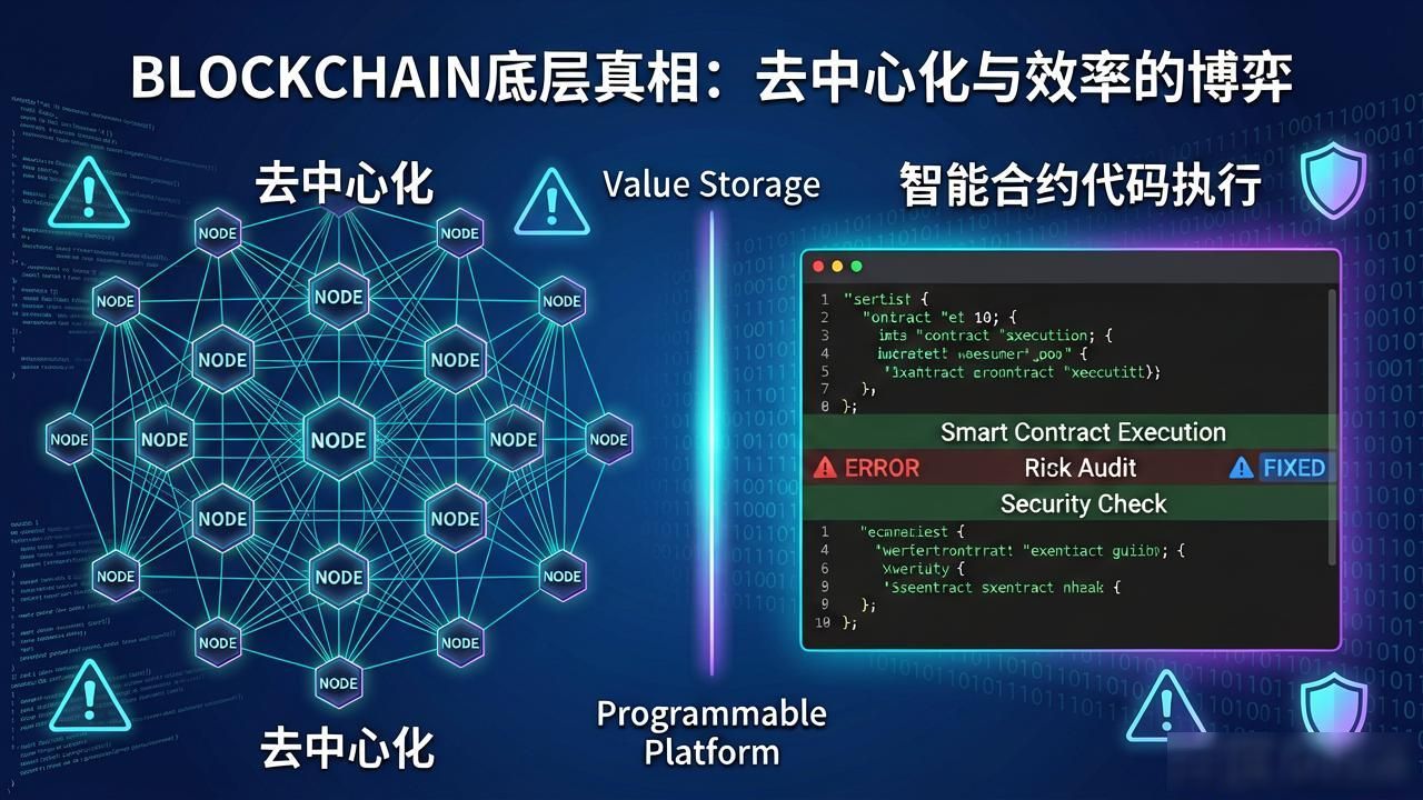 区块链底层真相:去中心化与效率的博弈