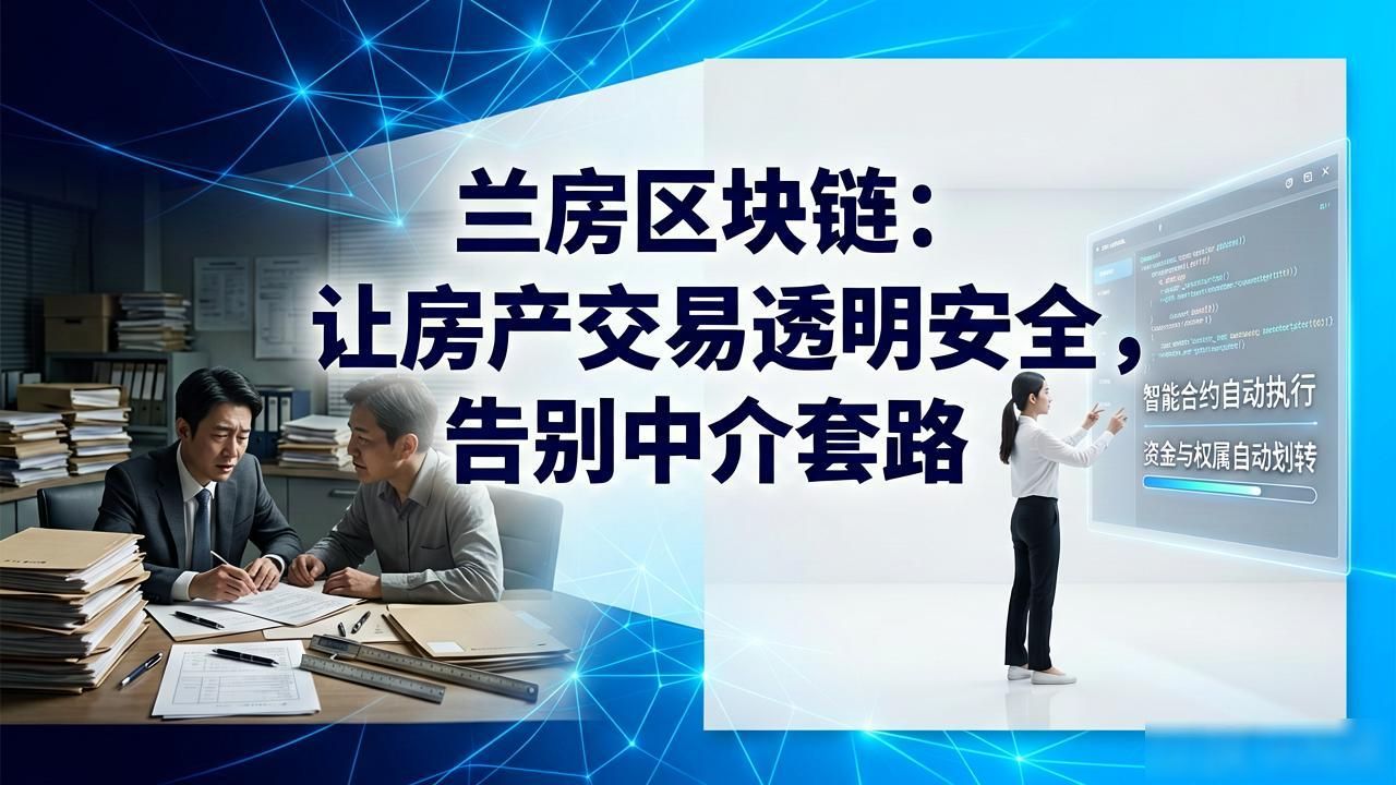 兰房区块链:让房产交易透明安全,告别中介套路