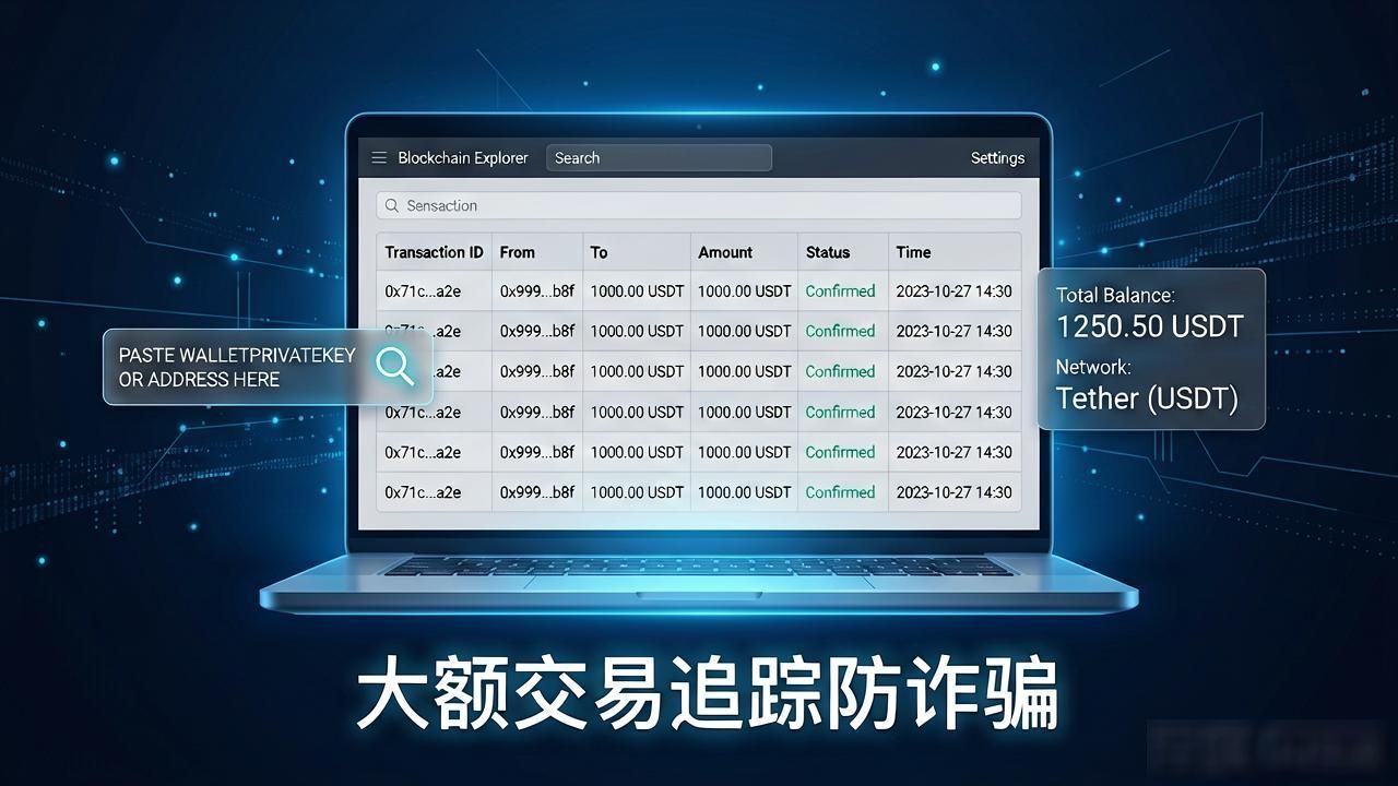 USDT链上查询指南:免费浏览器帮你快速查账