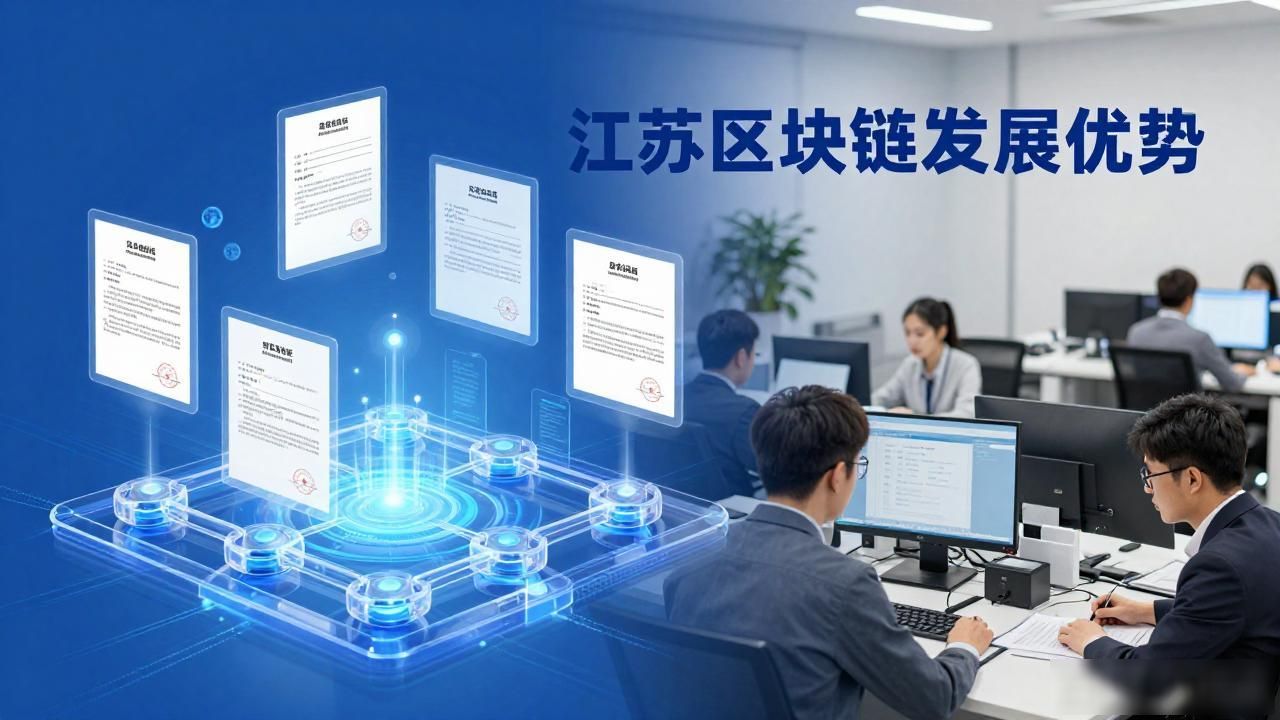 江苏区块链发展三大核心优势