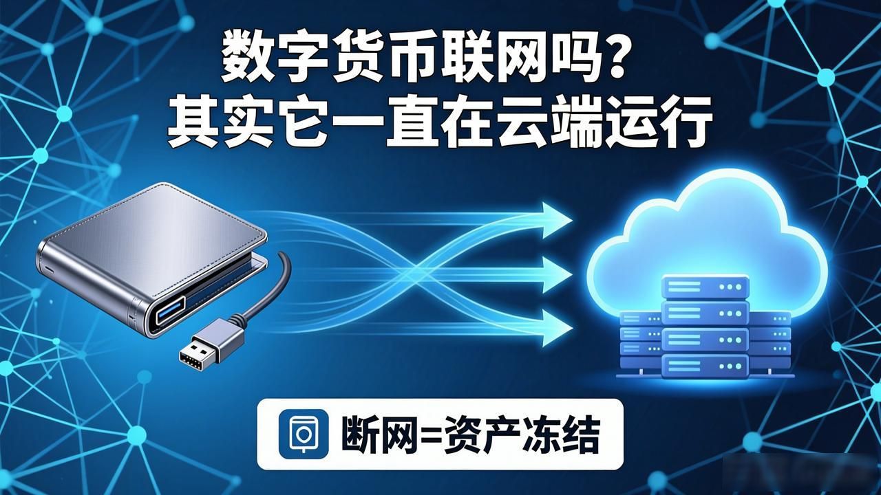 数字货币联网吗?其实它一直在云端运行
