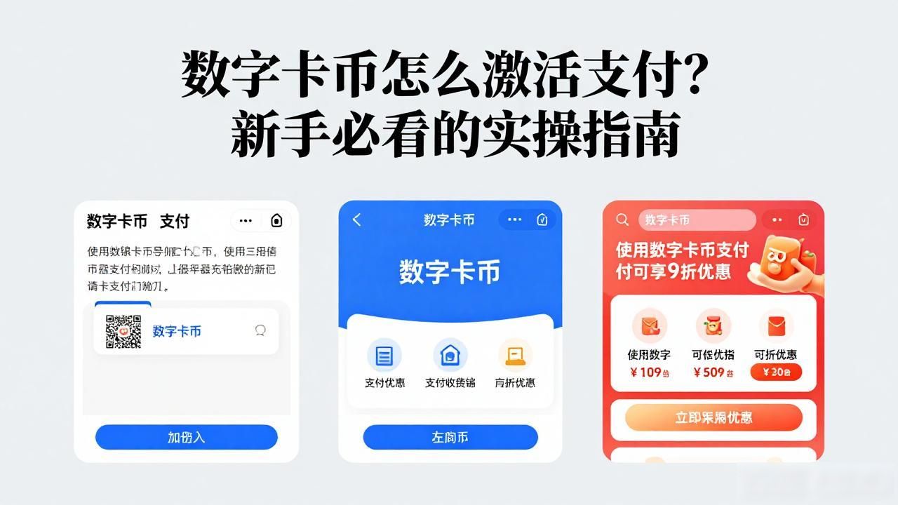 数字卡币怎么激活支付?新手必看的实操指南