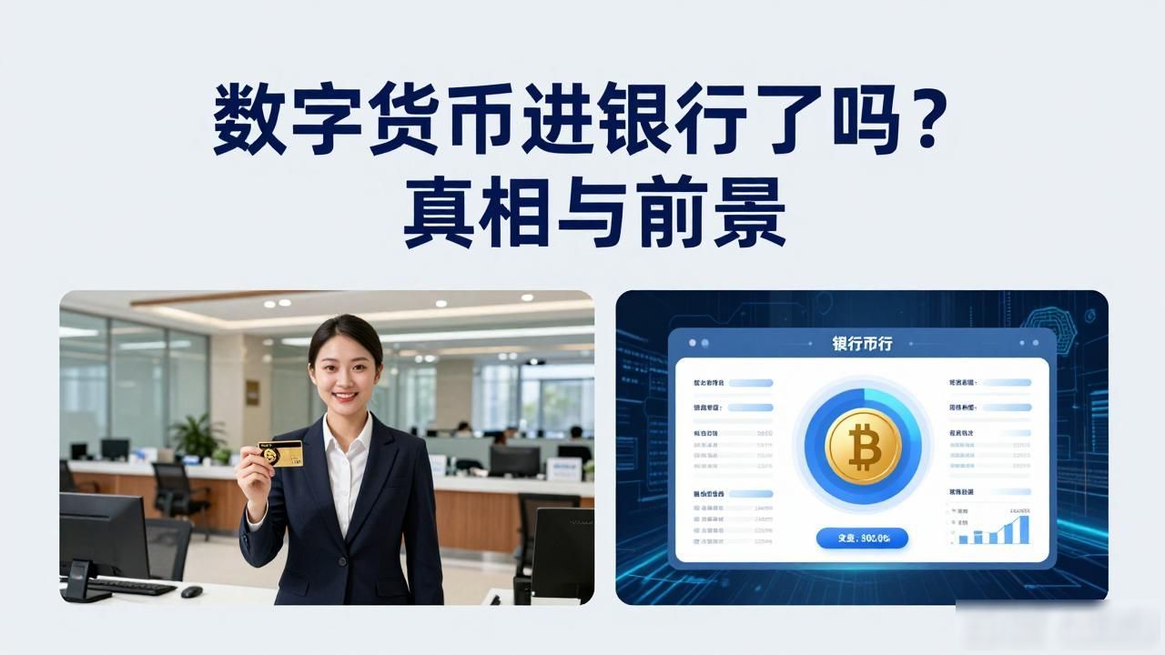 数字货币进银行了吗?真相与前景