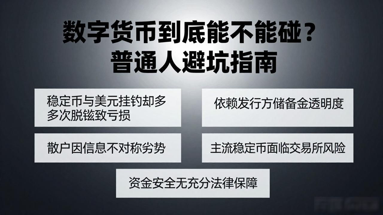 数字货币到底能不能碰?普通人避坑指南
