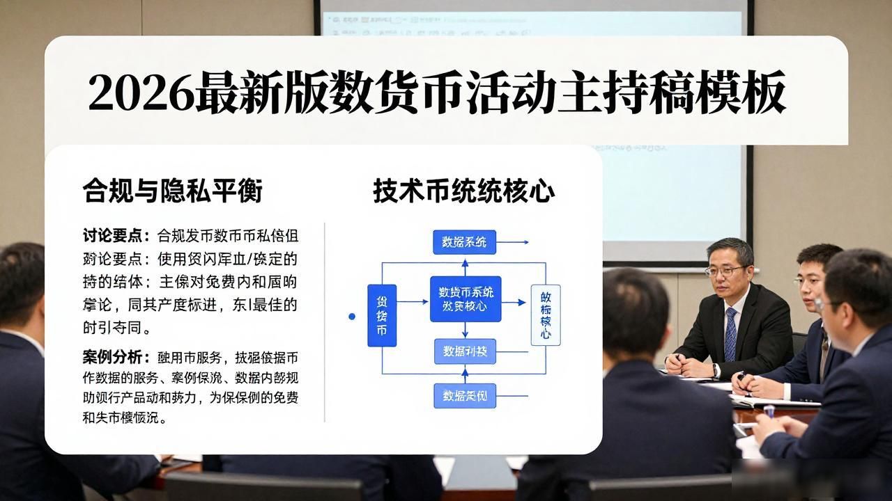 2026最新版数字货币活动主持稿模板