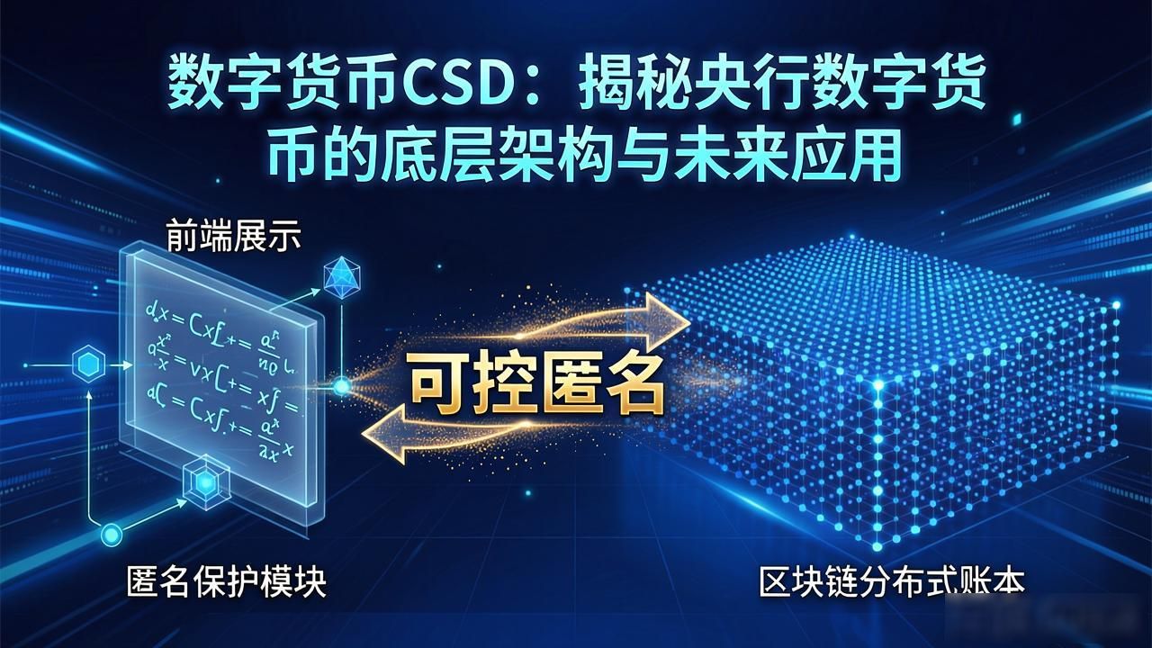 数字货币CSD:揭秘央行数字货币的底层架构与未来应用