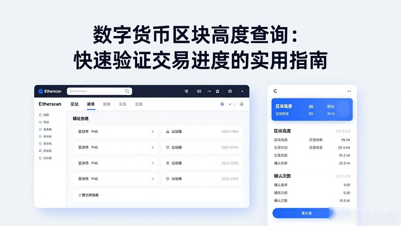 数字货币区块高度查询:快速验证交易进度的实用指南