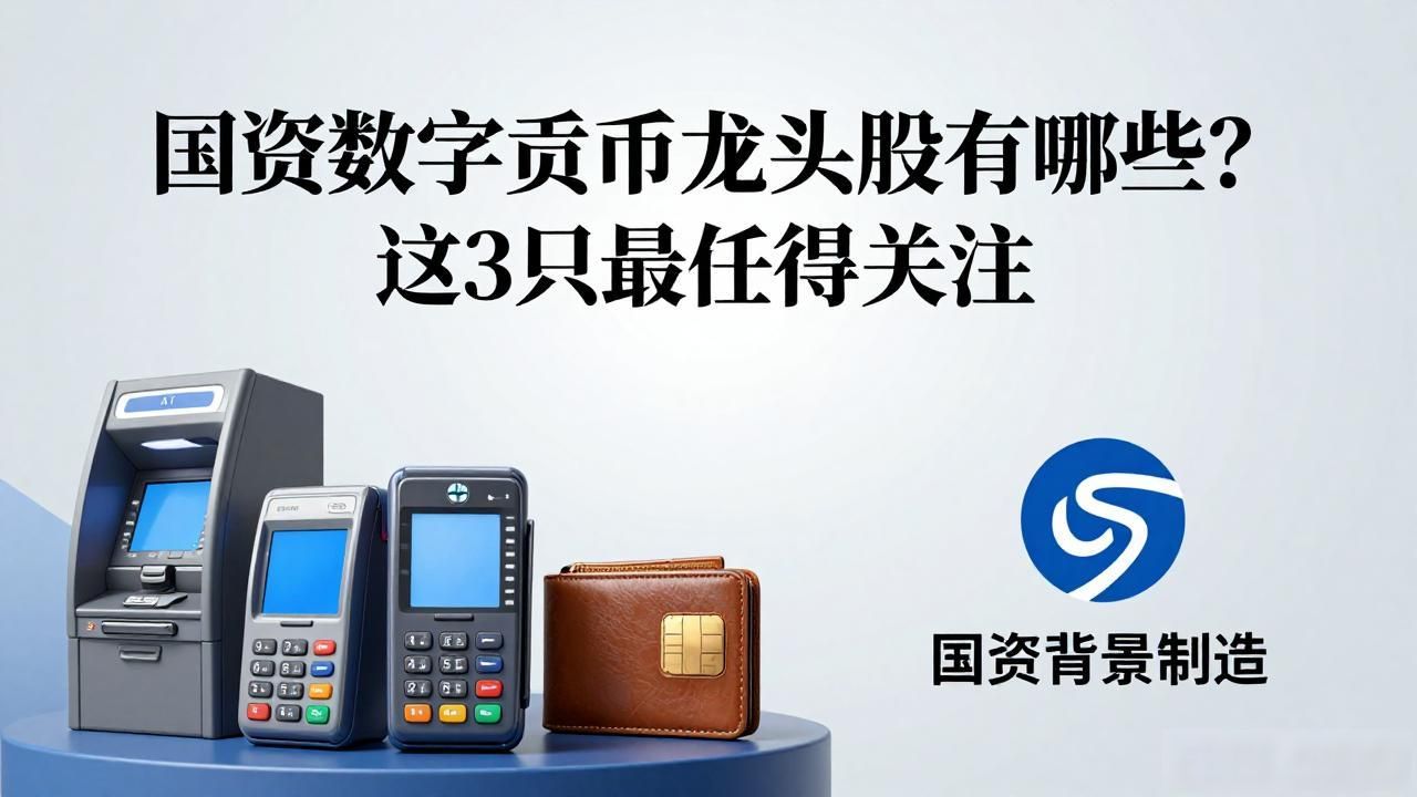 国资数字货币龙头股有哪些?这3只最值得关注