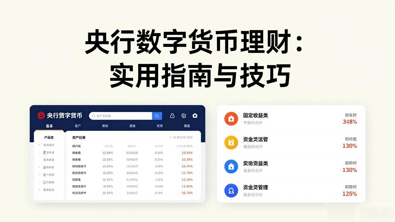 央行数字货币理财:实用指南与技巧