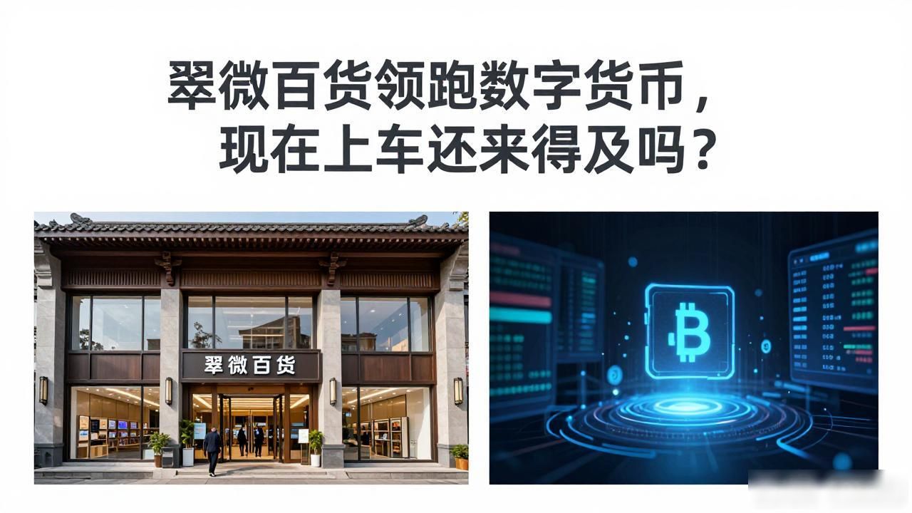 翠微百货领跑数字货币,现在上车还来得及吗?