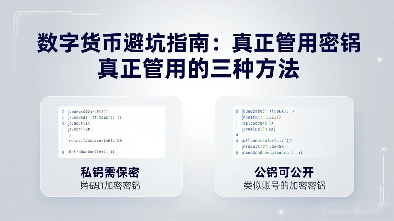 数字货币避坑指南:真正管用的三种方法