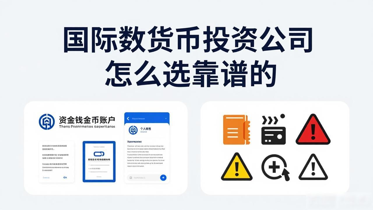 国际数字货币投资公司 怎么选靠谱的