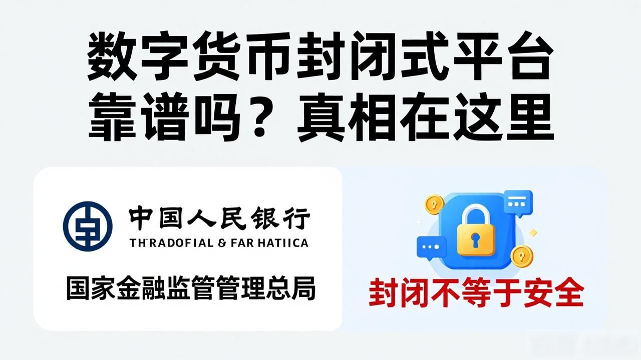 数字货币封闭式平台靠谱吗?真相在这里