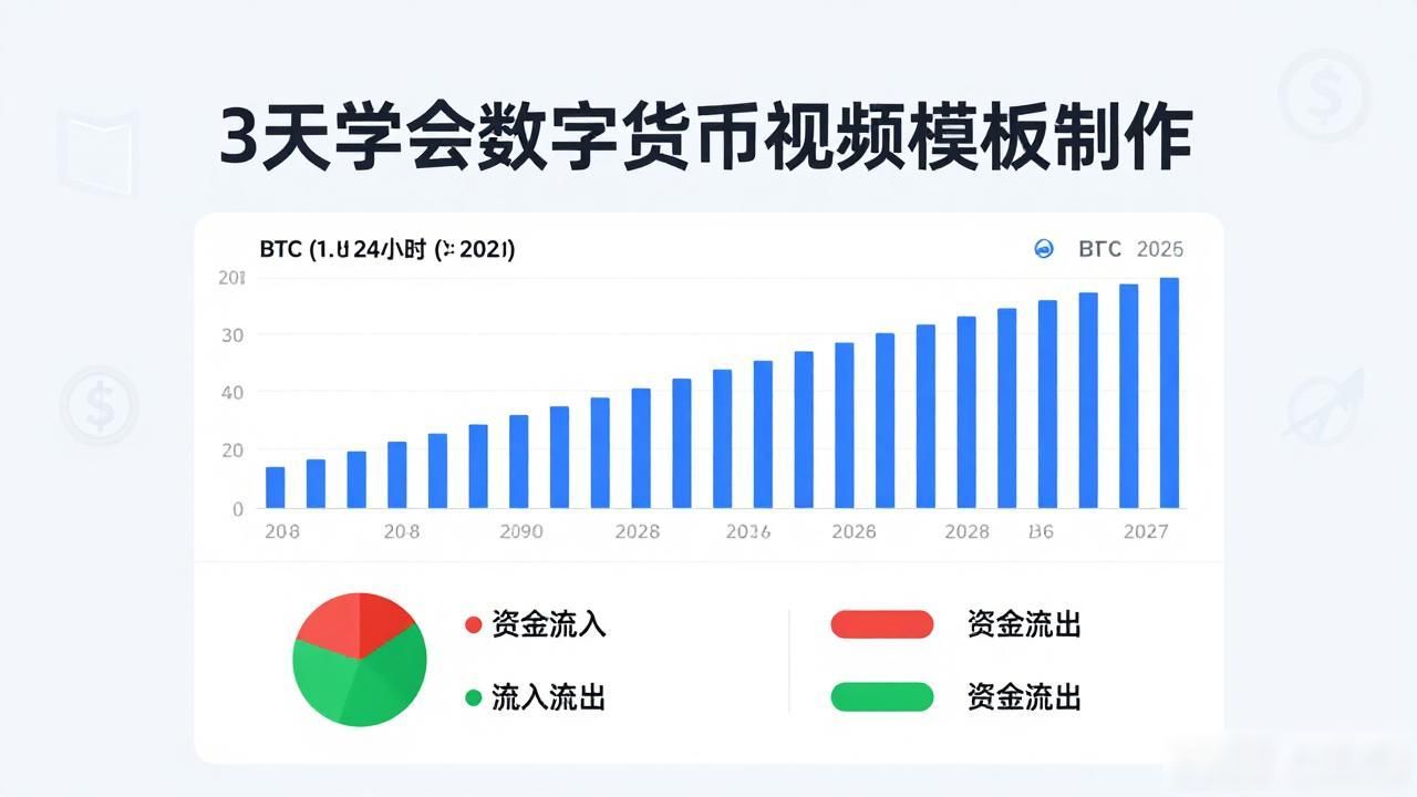 3天学会数字货币视频模板制作