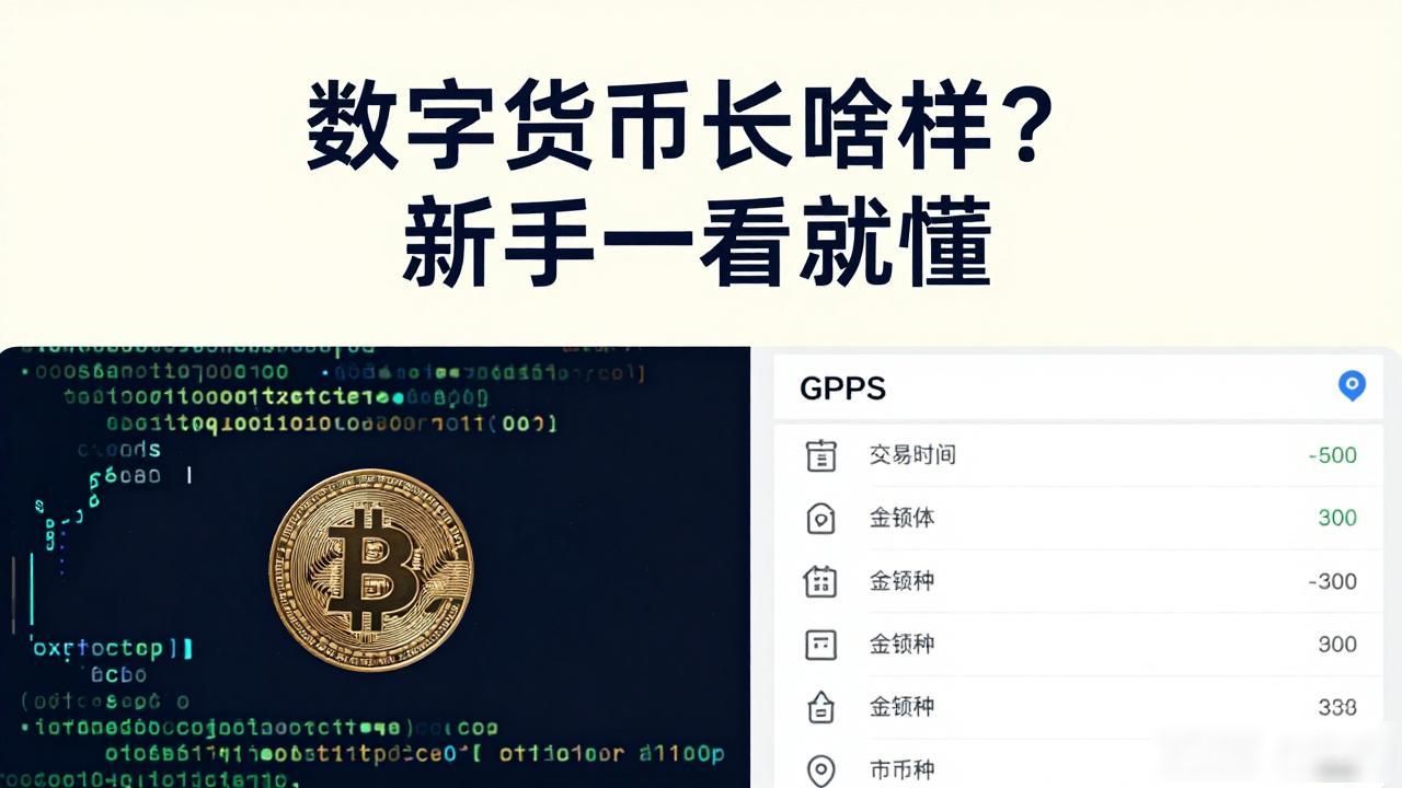 数字货币长啥样?新手一看就懂