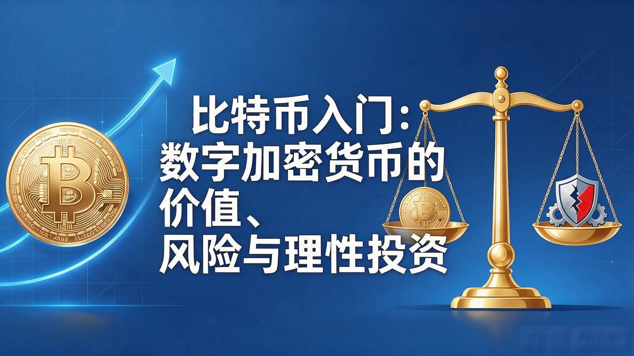 比特币入门:数字加密货币的价值、风险与理性投资